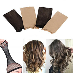 2pcs Mesh Wig Cap For Women Elastic Open End Cap For Long And Short Hair