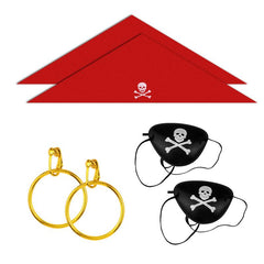 6pcs Pirate Captain Costume Accessories Set for Costume Party