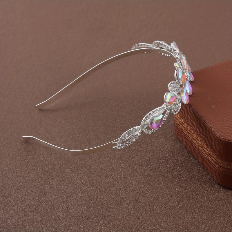 Women's Headband Colorful Butterfly Crown Wedding Accessories
