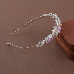 Women's Headband Colorful Butterfly Crown Wedding Accessories