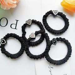 5pcs Mixed Hair Elastic Hair Ties Girl Hair Bands