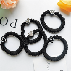 5pcs Mixed Hair Elastic Hair Ties Girl Hair Bands