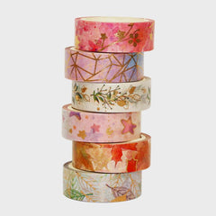 Floral Tape 6rolls Set DIY Bracket Trim Decor Tape Gift Home Office Decor