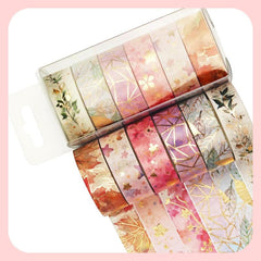 Floral Tape 6rolls Set DIY Bracket Trim Decor Tape Gift Home Office Decor