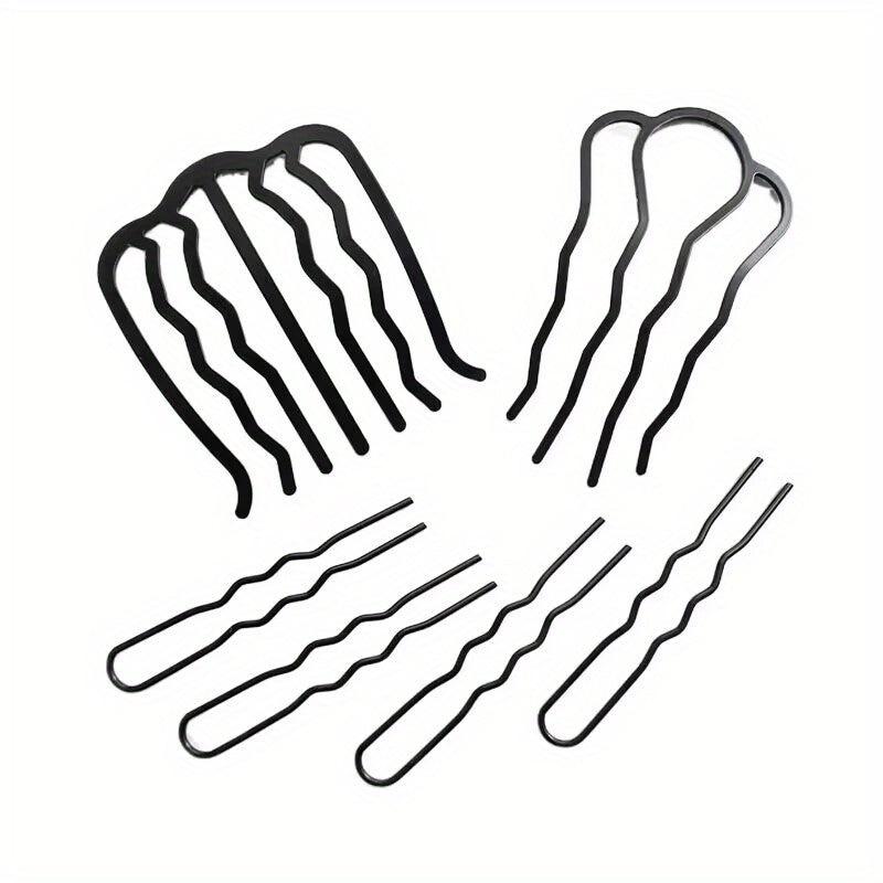 Metal Ponytail Insert Comb Head Ornament Hairdressing Tool