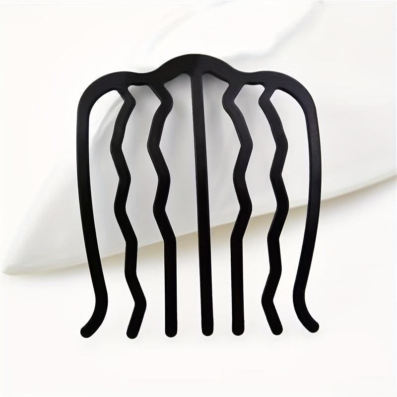 Metal Ponytail Insert Comb Head Ornament Hairdressing Tool