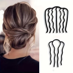 Metal Ponytail Insert Comb Head Ornament Hairdressing Tool