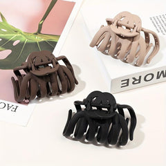 Matte Octopus Hair Claws Hair Accessories For Women Hairpin Headwear