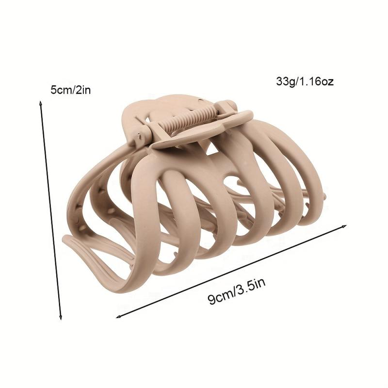 Matte Octopus Hair Claws Hair Accessories For Women Hairpin Headwear