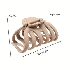 Matte Octopus Hair Claws Hair Accessories For Women Hairpin Headwear