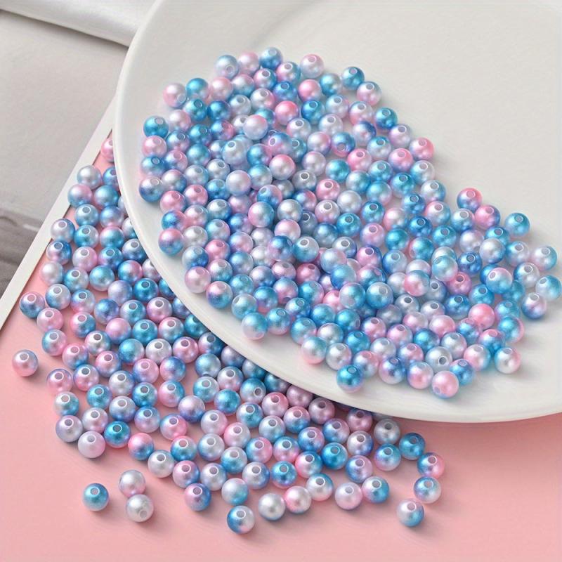 100pcs 6mm 50pcs 8mm Mermaid Gradient Beads for DIY Bracelet Necklace Craft