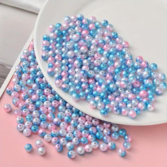 100pcs 6mm 50pcs 8mm Mermaid Gradient Beads for DIY Bracelet Necklace Craft