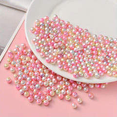 100pcs 6mm 50pcs 8mm Mermaid Gradient Beads for DIY Bracelet Necklace Craft