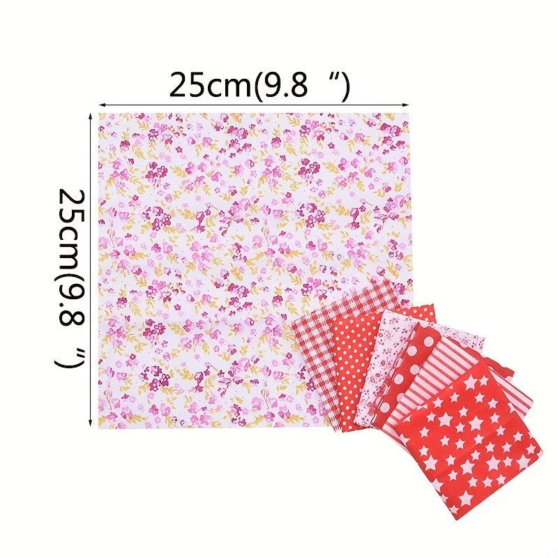 7pcs 24 89 24 DIY Sewing Cotton Craft Fabric Bundle Quilting Patchwork Cloths