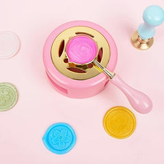 Wax Seal Stove & Spoon Set for Christmas Cards