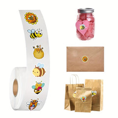 500pcs Bee Animals Stickers For Christmas Halloween Party
