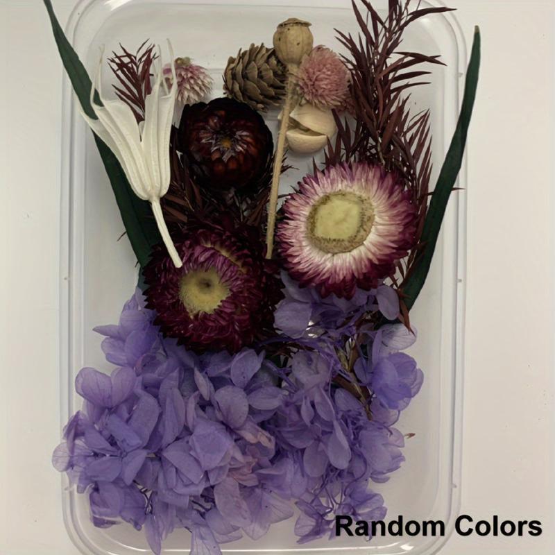 Aromatherapy Candle Making Kit with Dried Flowers & Resin Mold