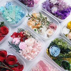 Aromatherapy Candle Making Kit with Dried Flowers & Resin Mold