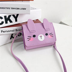 Rabbit Baby Girls Small Crossbody Bags Cartoon Kids Boys Mini Coin Purse Handbag