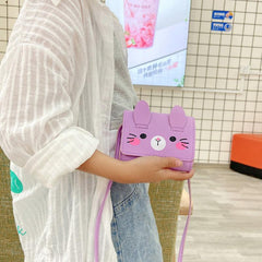Rabbit Baby Girls Small Crossbody Bags Cartoon Kids Boys Mini Coin Purse Handbag