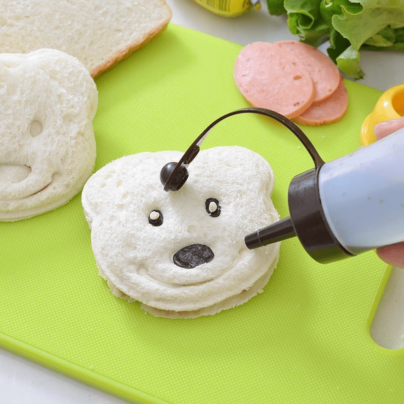 Bear Shaped Sandwich Maker for Fun Lunches