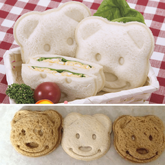 Bear Shaped Sandwich Maker for Fun Lunches