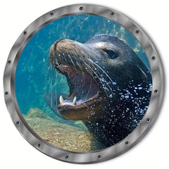 3D Sea Turtle Wall Decal for Bathroom Bedroom and More