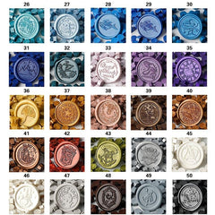 100pcs Octagonal Fire Paint Wax Particles Seal
