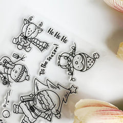 Christmas Series Cartoon Stamp for Card Making Decoration