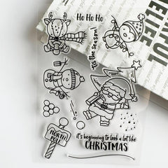 Christmas Series Cartoon Stamp for Card Making Decoration