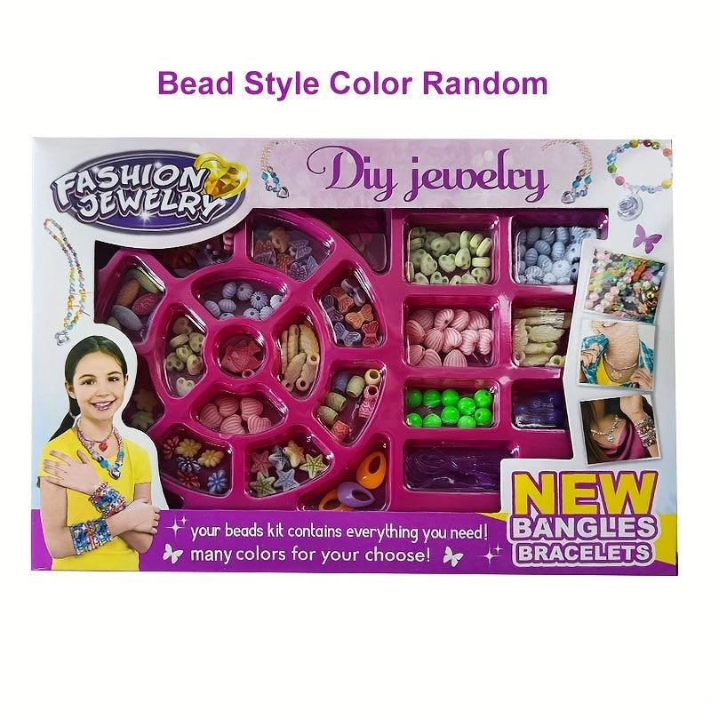 150pcs Charm Bracelet Making Kit Beads Chains DIY Craft For Girls