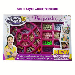 150pcs Charm Bracelet Making Kit Beads Chains DIY Craft For Girls