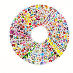 40 20 10 Cartoon Stickers 3D Puffy Bulk Scrapbooking Animals