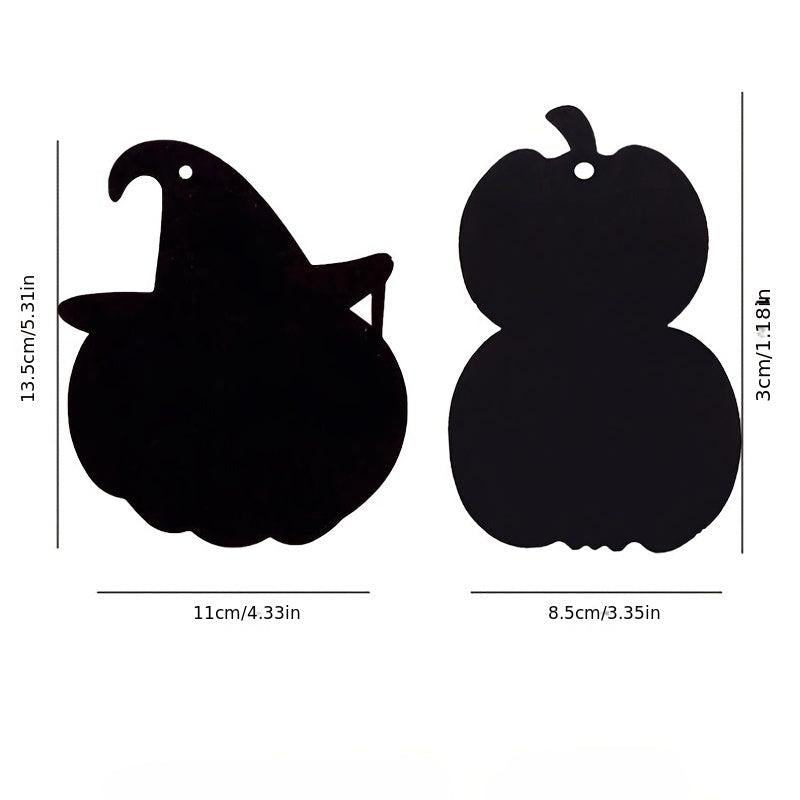 12 Styles Halloween DIY Scraping Painting Paper Art Creative Unique Accessories