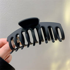 Large Geometric Square Claw Hair Clip 13in Frosted Hairpin Accessory