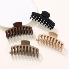 Large Geometric Square Claw Hair Clip 13in Frosted Hairpin Accessory