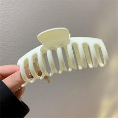 Large Geometric Square Claw Hair Clip 13in Frosted Hairpin Accessory