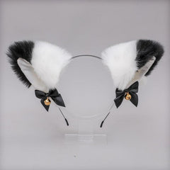 Halloween Cosplay Cat Ears Bell Bow Headband Lolita Headdress Fox Ears