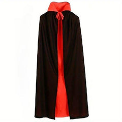 Double Layer Red Halloween Cloak Adult Makeup Props