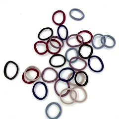 30pcs Nylon Scrunchie Hair Tie Ponytail Holder Hair Rubber Bands for Women Girls