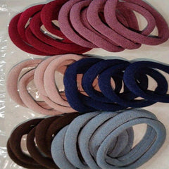 30pcs Nylon Scrunchie Hair Tie Ponytail Holder Hair Rubber Bands for Women Girls