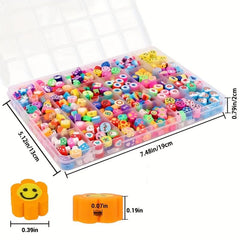 480pcs Polymer Clay Beads 24 Styles for Jewelry Making