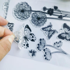 Dandelion Diary Transparent Reusable Stationery Seal for Card Making Decoration