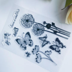 Dandelion Diary Transparent Reusable Stationery Seal for Card Making Decoration