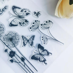 Dandelion Diary Transparent Reusable Stationery Seal for Card Making Decoration