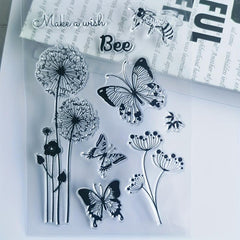 Dandelion Diary Transparent Reusable Stationery Seal for Card Making Decoration