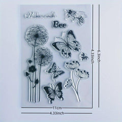 Dandelion Diary Transparent Reusable Stationery Seal for Card Making Decoration