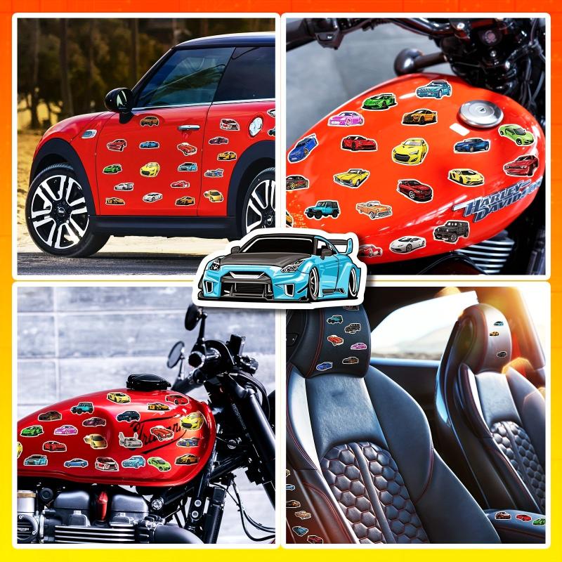50pcs Racing Car Stickers for Off Road Vehicle Sports Car Decorations