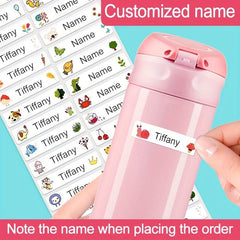 60pcs Name Tag Sticker Customize Stickers MEDIUM Size 4 6x1