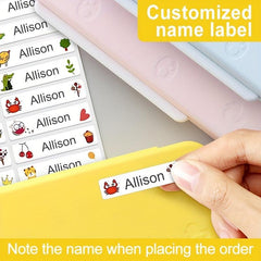 60pcs Name Tag Sticker Customize Stickers MEDIUM Size 4 6x1